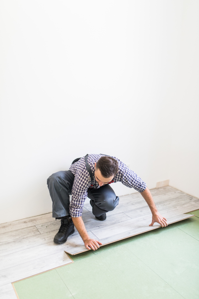 Pose de revêtement de sol